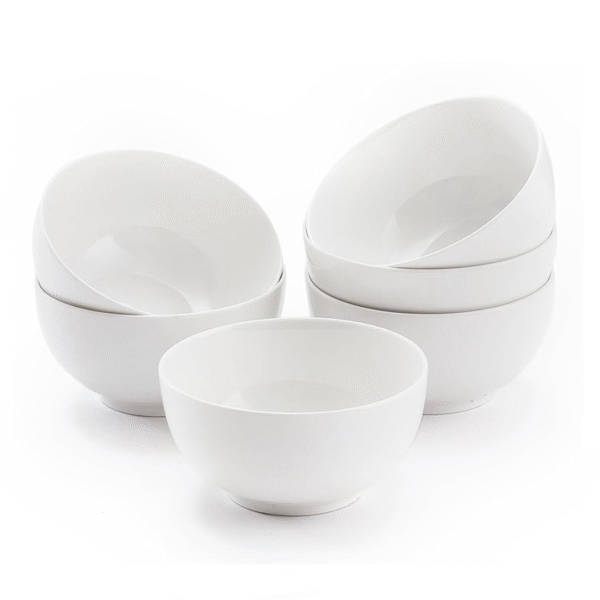 Ceramic Bowl – 6 oz (White)