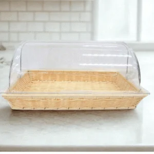 Bread Basket Glass Rectangle