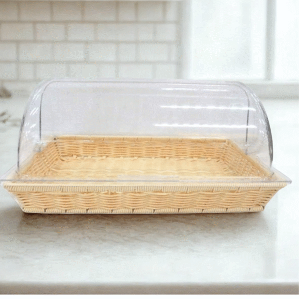 Bread Basket Glass Rectangle