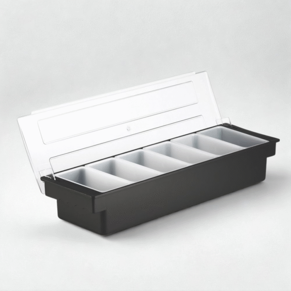 6-Compartment Condiment Holder Tray