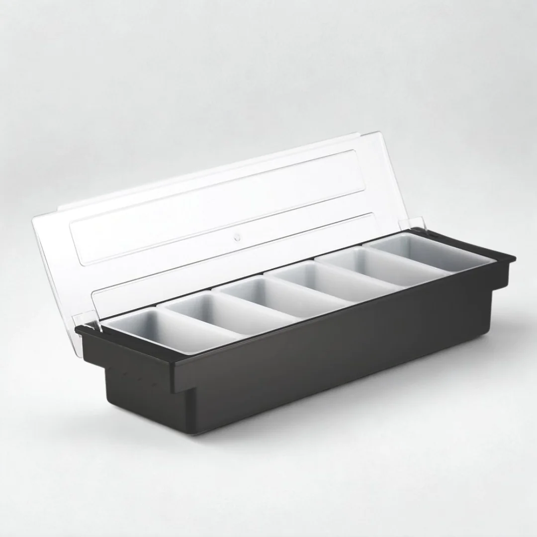 6-Compartment Condiment Holder Tray