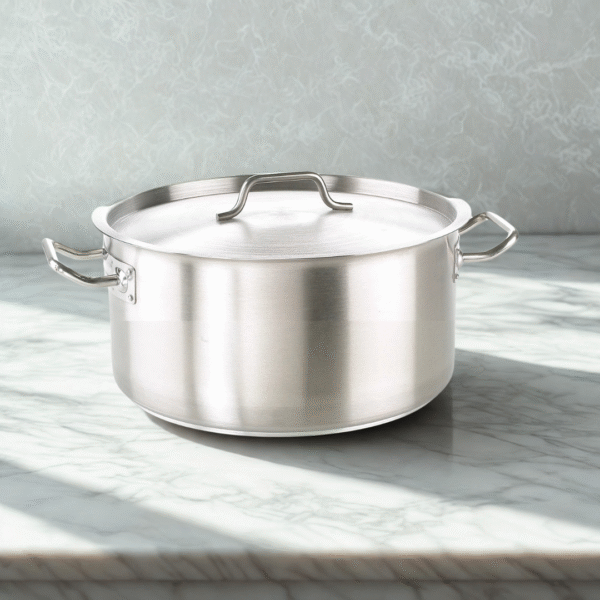 S/S Cooking Pot with Lid 24x13cm (Chef Set 18/10)