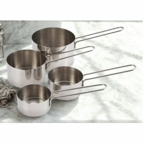 Stainless Steel Measuring Cup Set – 4 Pieces