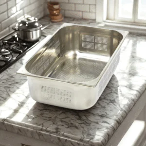 Banmaire Stainless Steel Perforated Strainer – 1/1, 15 CM