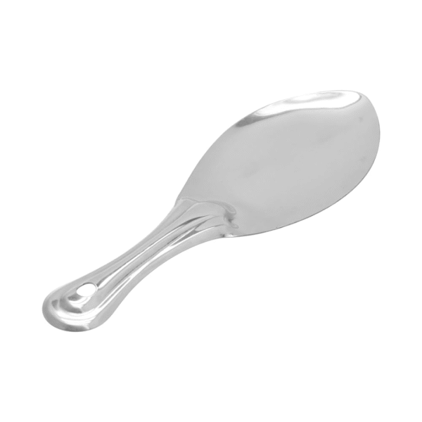 Rice Steel Spoon Panja 8cm,9.5cm (Raj)