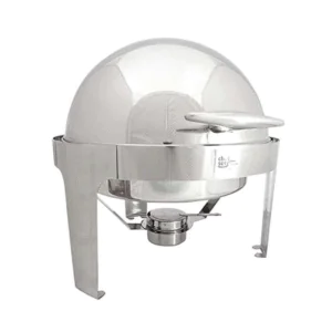 Chef Set Round Chafing Dish Roll Top 6Ltr
