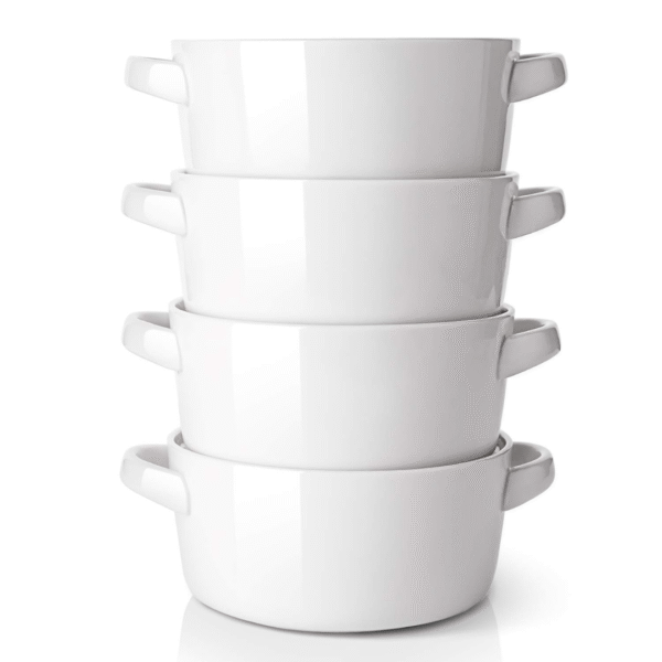 Soup & Cornflex Ceramic Bowl with Handles – 200 ml