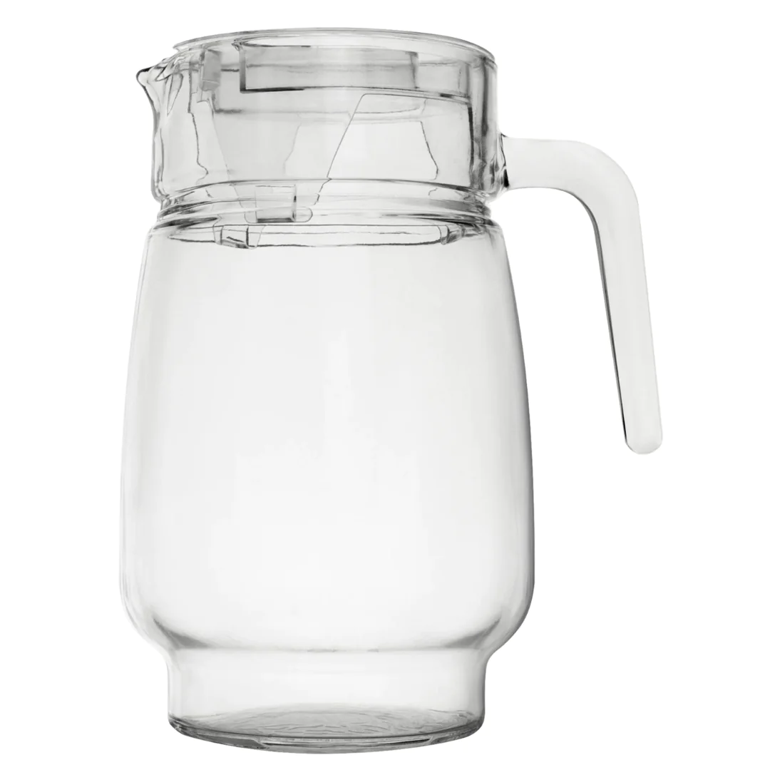 Glass Water Jug with Lid – 1.6
