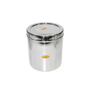 Raj Steel Storage Round Container
