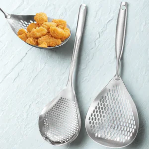 Raj Rice Spoon / Skimmer Slicer (Stainless Steel)