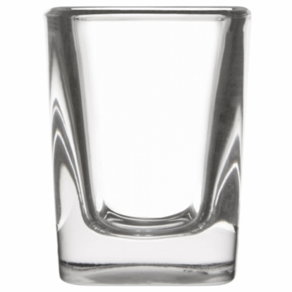 Libbey Square Prism Shot Glass – 2 oz (Model 5277)
