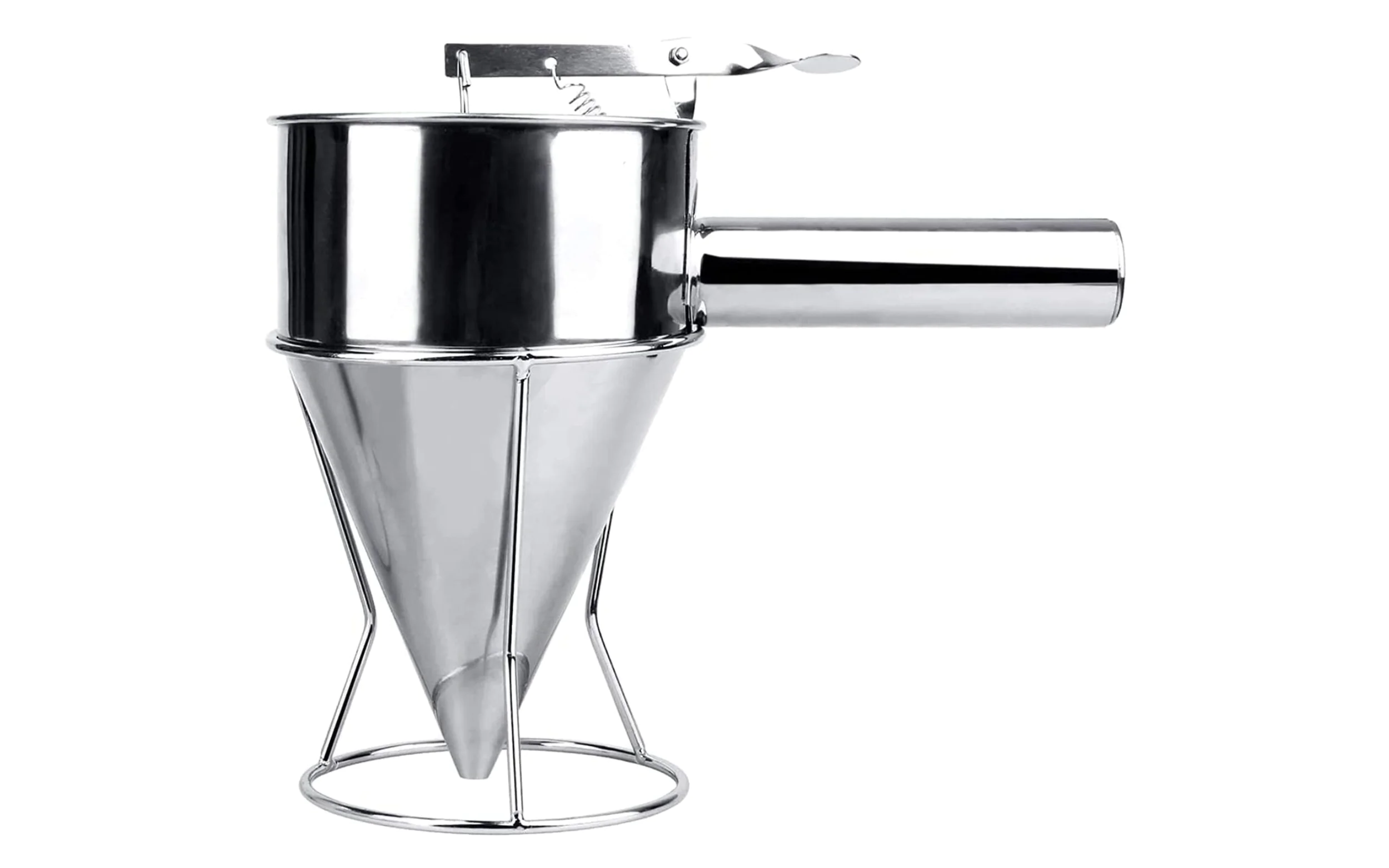 Conical Funnel with Stainless Steel Stand