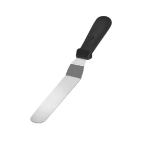 Small Offset Spatula with Black Handle