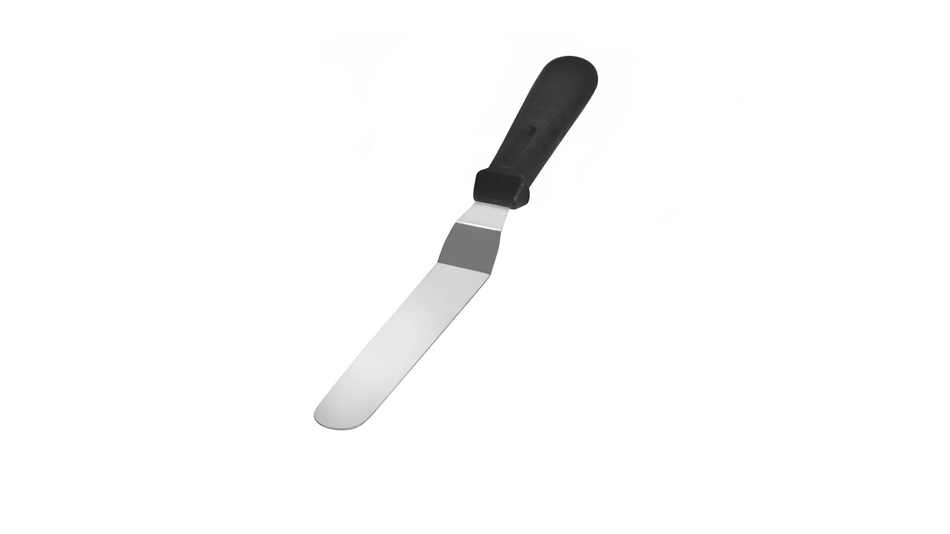 Small Offset Spatula with Black Handle