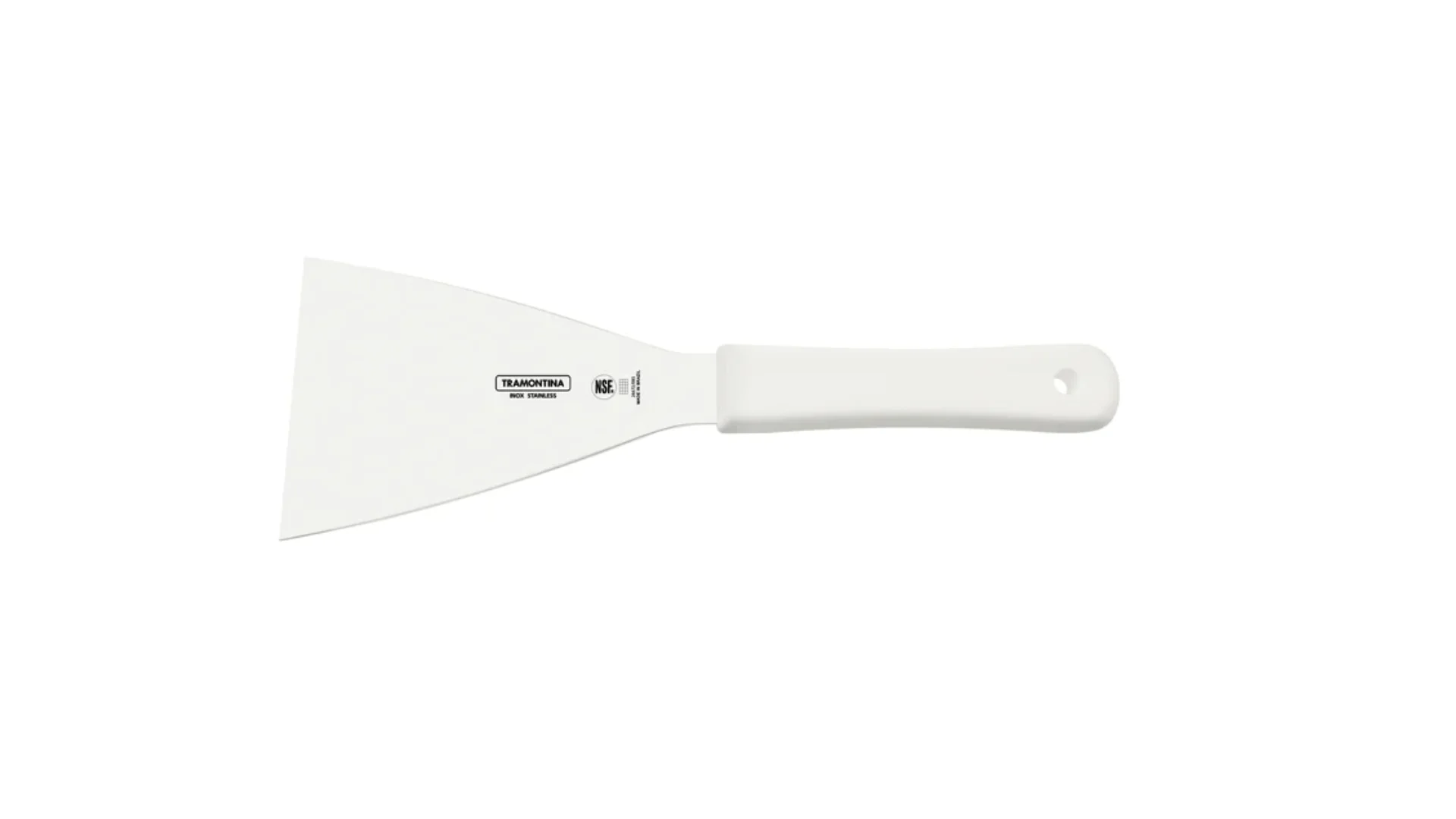 SPATULA WITH WHITE HANDLE SIZE- 7 X 4 INC