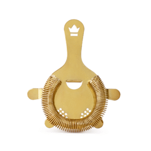 "BQ 4 PRONG COCKTAIL STRAINER GOLD - CLST0106-CP "